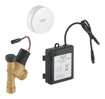 Электронный запорный вентиль для посудомоечной машины GROHE, питание от батарейки, хром 40402000