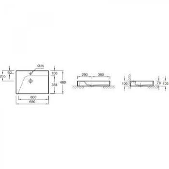Раковина Jacob Delafon Rythmic Pure EVO112-00