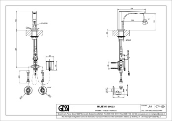 Смеситель для раковины Gessi 59023.299 черный