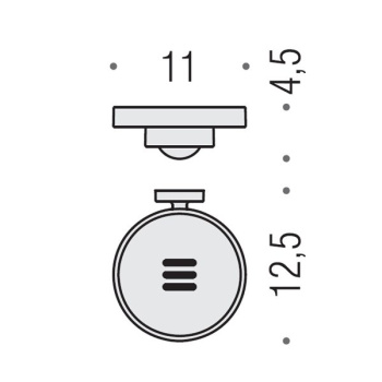 Мыльница подвесная Colombo Nordic хром/матовое стекло B5201.CR-VAN