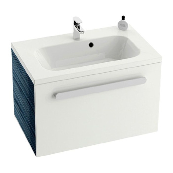 Тумба под умывальник Ravak SD 800 Chrome cтрипоникс/белый X000000535