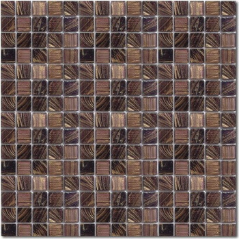 Мозаика Rose Mosaic Gold Star Dark Chocolate Luc 32.2x32.2