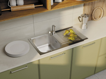 Мойка кухонная Omoikiri Kashiogawa 79 нержавеющая сталь 4993452