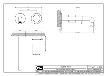 Смеситель для раковины Gessi Habito 70088.031 хром