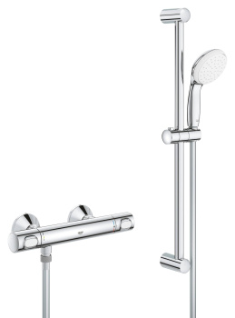Термостат для душа GROHE Grohtherm 500, с душевым гарнитуром, хром 34796000