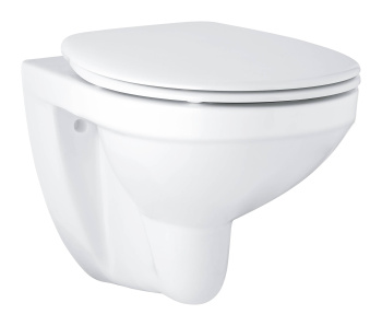 Унитаз подвесной Grohe Bau Ceramic 39497000 ободковый с сиденьем без микролифта, альпин-белый