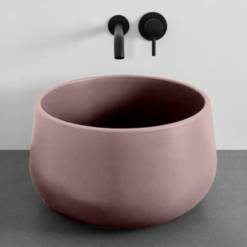 Раковина накладная Cielo Le Bacinelle BATA CP 45 см розовый