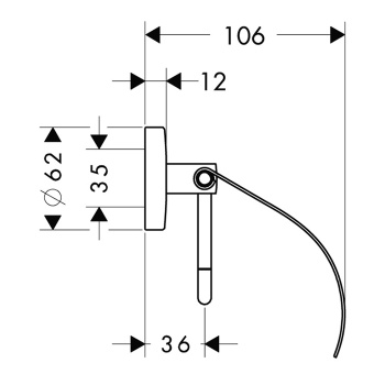 HG Logis Держатель для туалетной бумаги, цвет: шлифованный никель