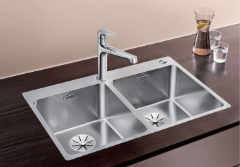 Кухонная мойка Blanco Andano 340/340-IF/A 525248 Полированная сталь