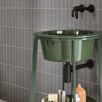 Раковина встраиваемая Cielo I Catini Catino Tondo CALAT AL 50 см зеленый