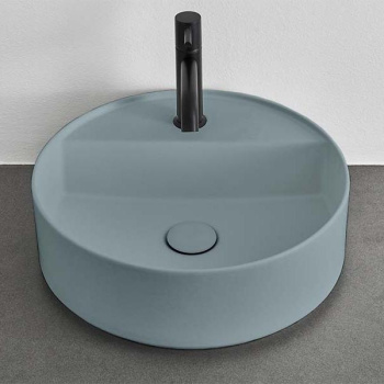 Раковина накладная Cielo Shui Comfort SHCOLATF PL 45 см голубой