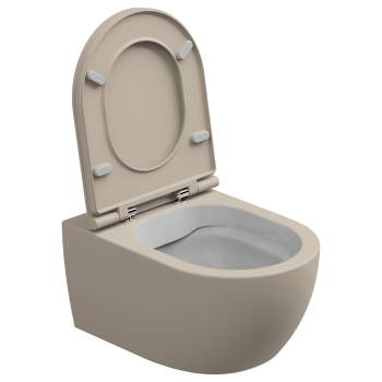 Чаша подвесного унитаза GSG Ceramic Design Like White/Sabbia Matt LKWCSOBI000/034