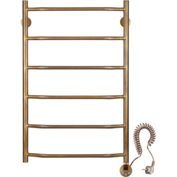 Полотенцесушитель электрический Secado Агата 1 4603777461669 80х53 правый бронза