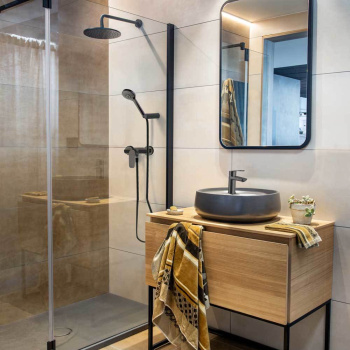 Смеситель для душа Ramonsoler New Fly чёрный 570802SNM