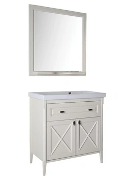 Комплект мебели для ванной ASB-Woodline Монте 80см 1079101