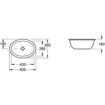 Раковина Villeroy&Boch Loop&Friends 51 61611001 Альпийский белый