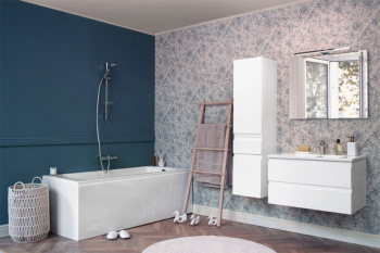 Тумба с раковиной Jacob Delafon Madeleine EB2052-J5+EXAF112-Z-00 белая