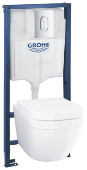 Унитаз с инсталляцией Grohe QuickFix Solido 39536000