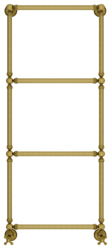 Полотенцесушитель водяной Сунержа Ренессанс 1304 1260х500 05-0280-1250 состаренная бронза