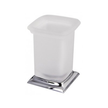 Стакан настольный Colombo Portofino хром/матовое стекло B3241.CR-VAN