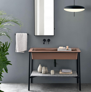 Раковина встраиваемая Cielo I Catini Catino CALAR AN 110 см коричневый