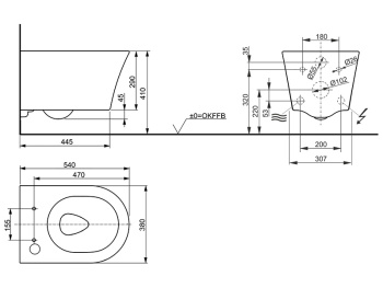 Подвесной унитаз Toto GP CW553MUNW1