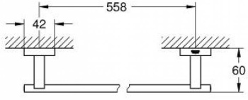 Держатель для полотенца Grohe Essentials 40509001 хром