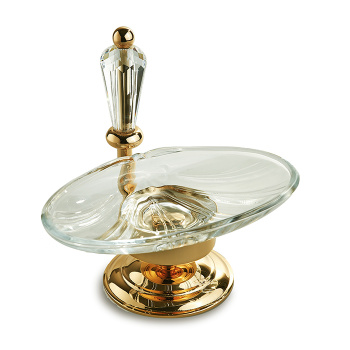 3SC Boheme Мыльница настольная, цвет: золото 24к. Lucido BO01AGD