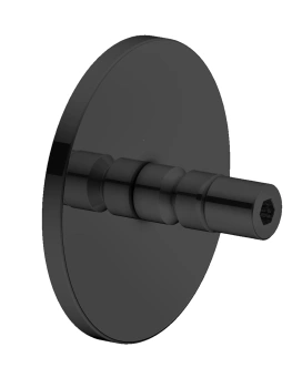 Клеевой комплект Keuco 04994370501 Nr. 5 с розеткой, черный матовый