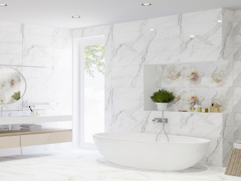 Керамическая плитка Eletto Ceramica Calacatta Rosa 48.4x140 см 586482002