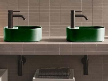 Раковина накладная Cielo Les Petites LPLAO AL 33 см зеленый