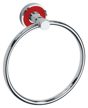 Полотенцедержатель Bemeta Trend-i 104104068c хром/красный
