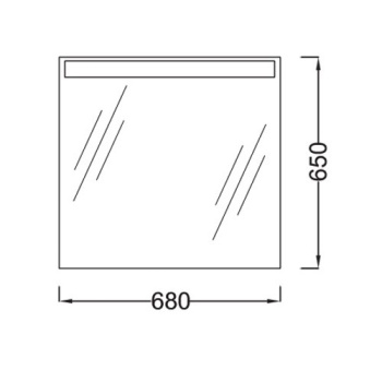 Зеркало Jacob Delafon Presqu'Ile EB1108-NF