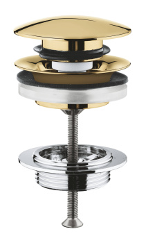 Донный клапан для раковины GROHE, холодный рассвет глянец 65807GL0