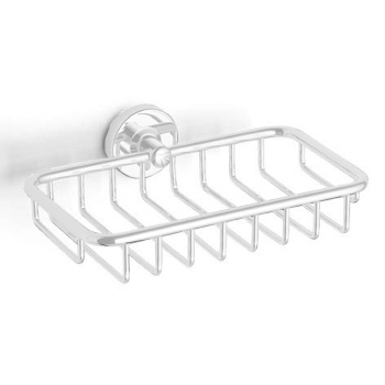 Bertocci Cinquecento Полка-сетка для душа 22х3х12 см, подвесная, цвет: белый матовый 11005720200