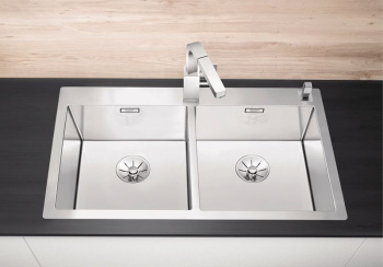Кухонная мойка Blanco Claron 400/400-IF/A Нержавеющая сталь с зеркальной полировкой