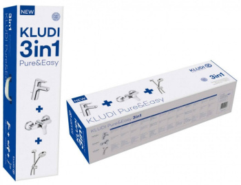Комплект для душа Kludi Pure&Easy 378450565 3 в 1