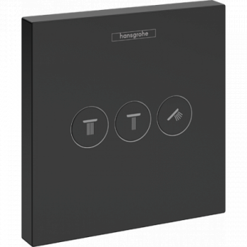 Вентиль, Hansgrohe, ShowerSelect, цвет-черный матовый
