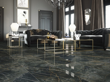 Керамогранит 18146-0168 1320 NEGRO DECOR ROMA 48x128