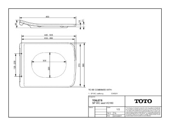 Сиденье для унитаза Toto SP TC512AW с микролифтом
