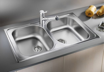 Кухонная мойка Blanco Tipo 8 Compact Матовая сталь