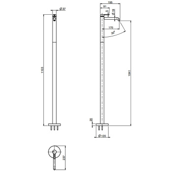Смеситель для раковины Fima Carlo Frattini Snap F3111/PNNS черный