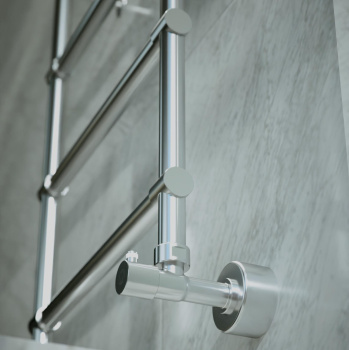 Полотенцесушитель водяной Margaroli Sole 4424703BNCN 54x54 никель