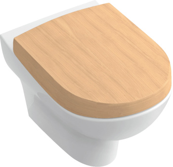 Подвесной унитаз Villeroy&Boch My Nature 561010R1 10R1 alpin Сeramicplus