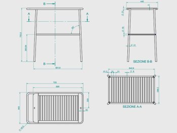 Консоль для раковины Scarabeo FUJI 6005/NROP