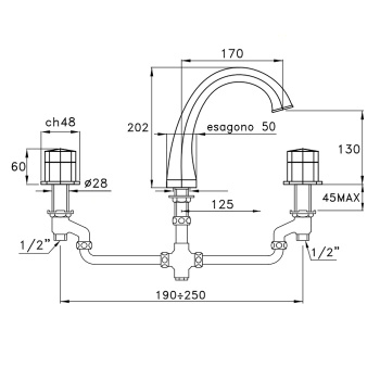 Смеситель для раковины Stella Firenze 3222tr FI 00009 CR00 хром