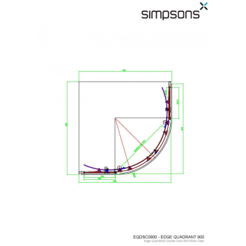 Душевой уголок Burlington Britton EQDSC0900