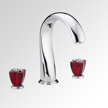 Смеситель на борт ванны THG Petale De Cristal Rouge U6C-A02-25SG хром