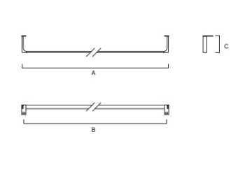 Полотенцедержатель Catalano PREMIUM Cromo 0260650061