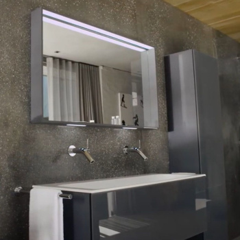 Тумба под раковину Keuco Plan 80 32963110000 антрацит глянцевый